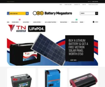 Batterymegastore.co.uk(Battery Megastore offering next day delivery with cheap prices) Screenshot