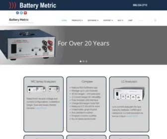 Batterymetric.com(Battery Management Products) Screenshot