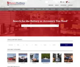 Batteryoutfitters.com(Battery Outfitters) Screenshot