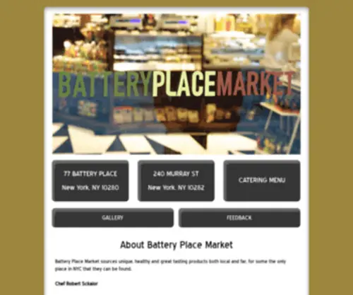 Batteryplacemarkets.com(BATTERY PLACE MARKET) Screenshot