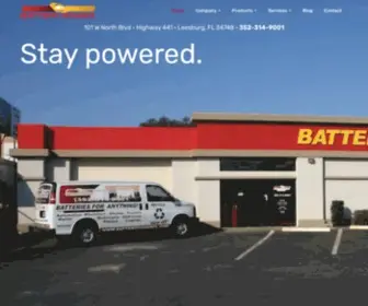 Batterypowerfl.com(Battery Store) Screenshot