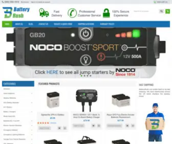 Batteryrush.com(Fast Shipping of Quality SLA Batteries) Screenshot