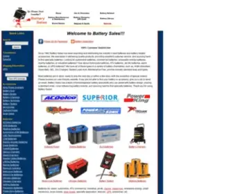 Batterysales.com(Battery Sales) Screenshot
