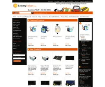 Batterysolver.com(Solving Your Battery Problems) Screenshot