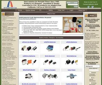 Batteryspace.com(/AA Portable Power Corp. Tel) Screenshot