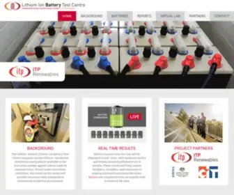 Batterytestcentre.com.au(Independent battery performance testing by ITP Renewables) Screenshot