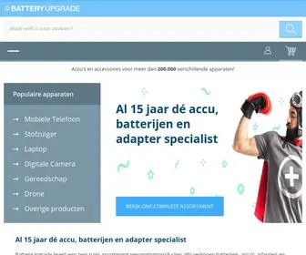 Batteryupgrade.org(Accu's en batterijen voor alle apparaten ter wereld) Screenshot