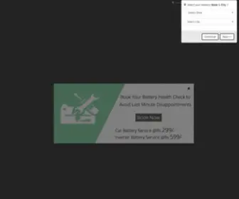 Batterywale.com(Car battery) Screenshot
