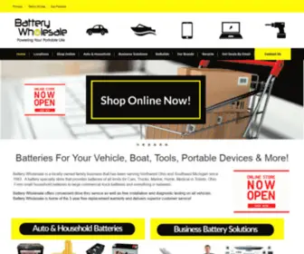 Batterywholesaleonline.com(Batteries For Your Vehicle) Screenshot