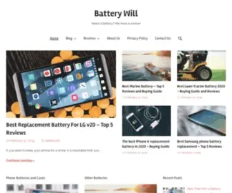 Batterywill.com(Our mission) Screenshot