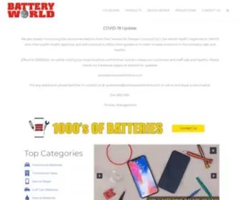 BatteryWorldonline.com(Battery World) Screenshot