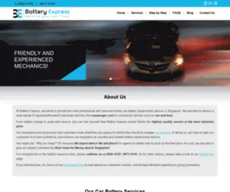 Battexpress.com(Affordable Car Battery Replacement Service in Singapore) Screenshot