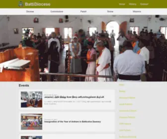 Battidiocese.org(HOME) Screenshot