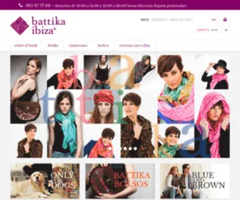 Battika.com(Battika Ibiza) Screenshot
