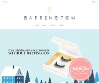 Battingtonbeauty.com(Battington Lashes) Screenshot