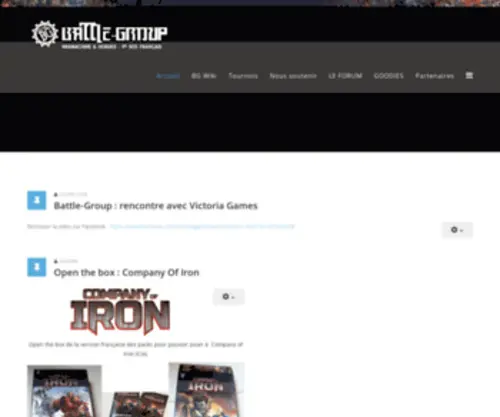 Battle-Group.com(Bienvenue sur Battle) Screenshot