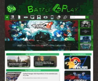 Battle4Play.com(Todas las noticias sobre videojuegos) Screenshot