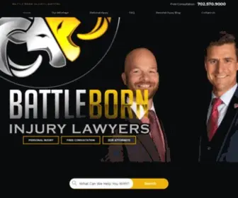 Battleborninjurylawyers.com(Battle Born Injury Lawyers) Screenshot