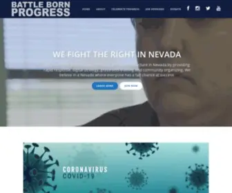 Battlebornprogress.org(Battle Born Progress) Screenshot