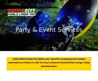 Battlecity.ca(Event and Party Laser Tag Service) Screenshot