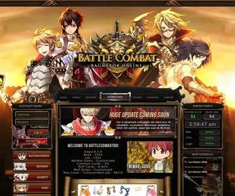 Battlecombatro.com(Battle Combat Ragnarok Online) Screenshot