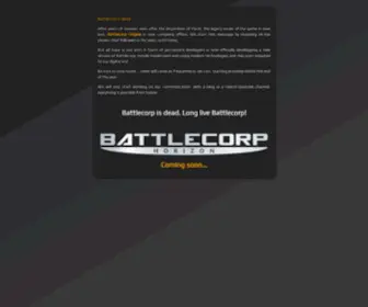 Battlecorp.com(Battlecorp ORIGINE) Screenshot