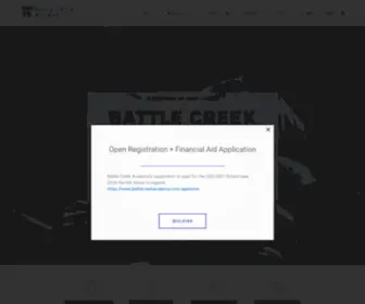 Battlecreekacademy.com(Battle Creek Academy) Screenshot