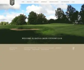 Battlecreekcc.com(Battle Creek Country Club) Screenshot