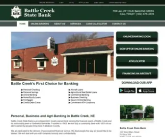 Battlecreekstatebank.com(Battle Creek State Bank) Screenshot