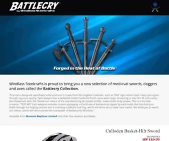 Battlecrybywindlass.com(Windlass Steelcrafts) Screenshot