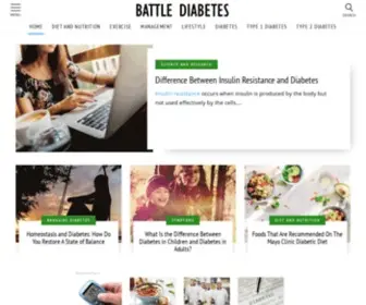 Battlediabetes.com(Battle Diabetes) Screenshot