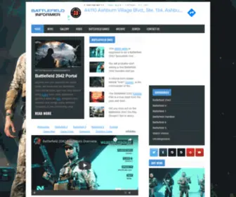 Battlefieldinformer.com(Battlefield Fansite) Screenshot