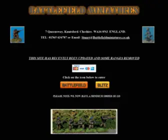 Battlefieldminiatures.co.uk(BATTLEFIELD-INDEX) Screenshot