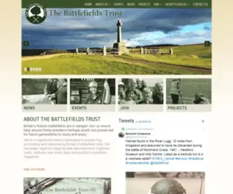 Battlefieldstrust.com(The Battlefields Trust) Screenshot