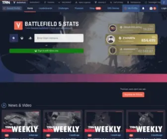 Battlefieldtracker.com(Battlefield 4 & Battlefield) Screenshot