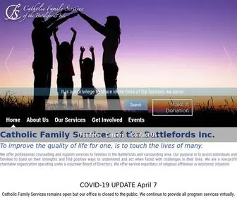 BattlefordscFS.ca(Catholic Family Services of the Battlefords Inc) Screenshot