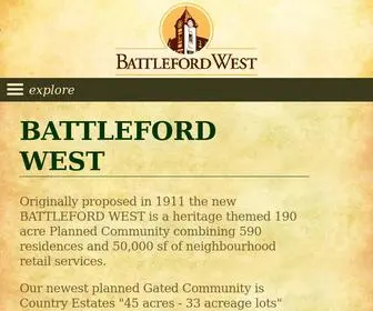 Battlefordwest.ca(Originally proposed in 1911 the new BATTLEFORD WEST) Screenshot