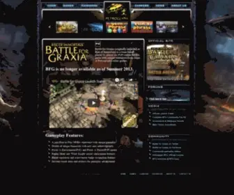 Battleforgraxia.com(Battleforgraxia) Screenshot