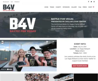 Battleforvegas.com(Battle For Vegas Charity Softball Game) Screenshot