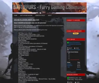 Battlefurs.com(Furry Gaming Community) Screenshot