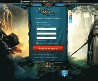 Battleknight.com.br(BattleKnight) Screenshot