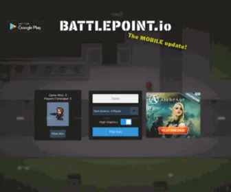Battlepoint.io(Fast Paced Online Battle Royale) Screenshot