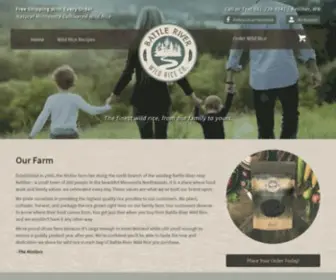 Battleriverwildrice.com(Battle River Wild Rice) Screenshot