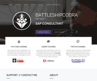 Battleshipcobra.com(Mike Taylor) Screenshot