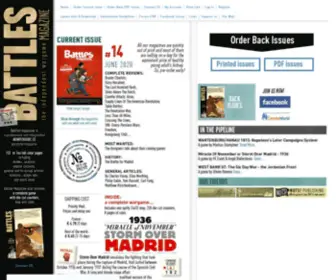 Battlesmagazine.com(battlesmagazine) Screenshot