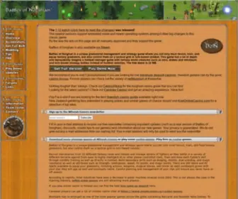 Battlesofnorghan.com(Battles of Norghan) Screenshot