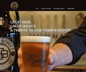 Battlestreetbrewery.com(Battle Street Brewery) Screenshot