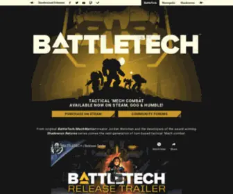 Battletechgame.com(Battletechgame) Screenshot