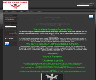 Battlevalorgames.com(Battle Valor Games LLC) Screenshot