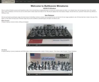 Battlezone-Miniatures.co.uk(Battlezone Miniatures) Screenshot